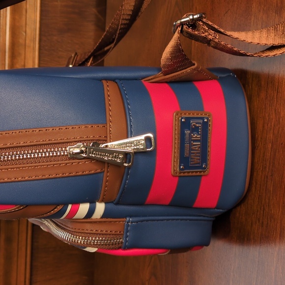 NWOT Loungefly SDCC 2022 Marvel Captain Carter Mini Backpack - Picture 7 of 11